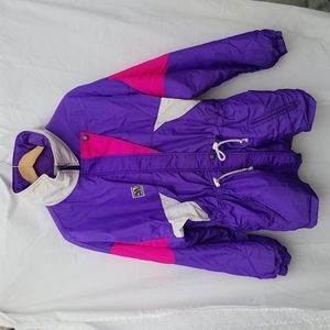 Maywest jacket vintage insulated colour block zipper 16